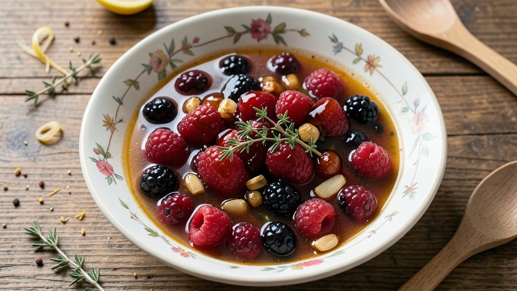 Berry Soup Recipe: Bright Summer Bites With Crispy Topping Magic