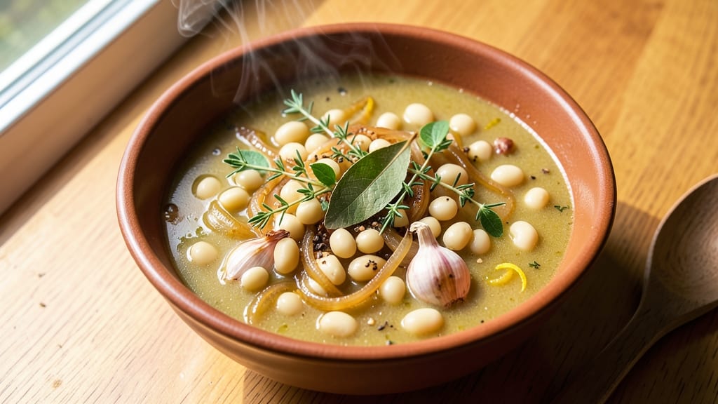 Bean Soup Recipe No Meat: Creamy White Bean and Herb Velout Magic