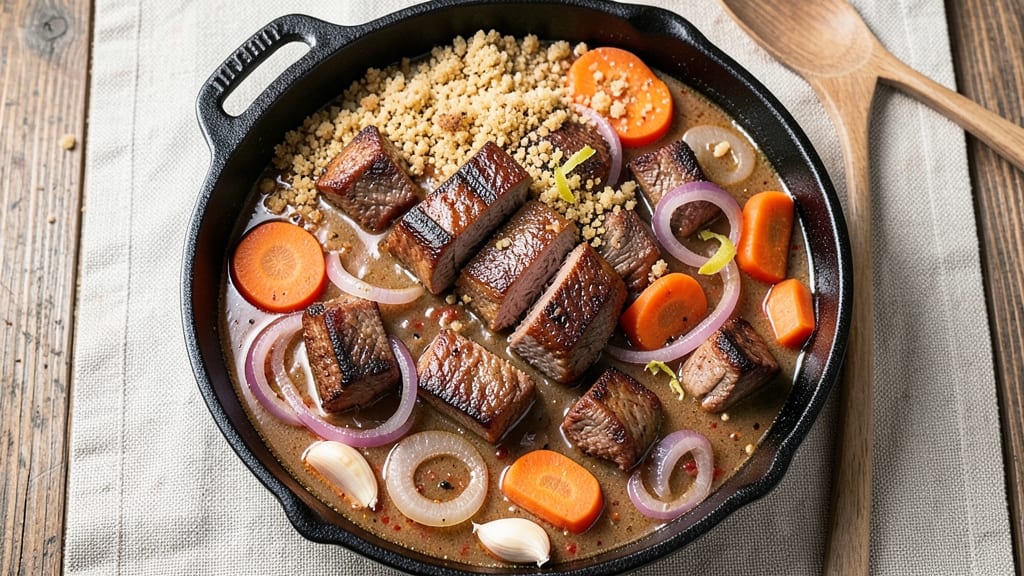 Beef Stew and Onion Soup Recipe: One-Pot Double Duty Dinner