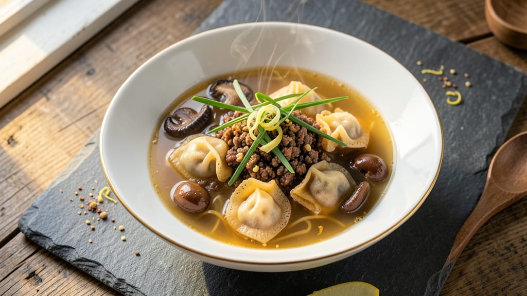 Bibigo Mini Wonton Soup Recipe: Crispy Wonton Bites in Creamy Broth