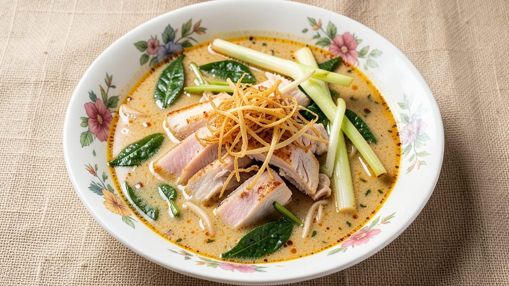 Authentic Thai Tom Kha Soup Recipe: Galangal-Kissed Coconut Cream Velouté