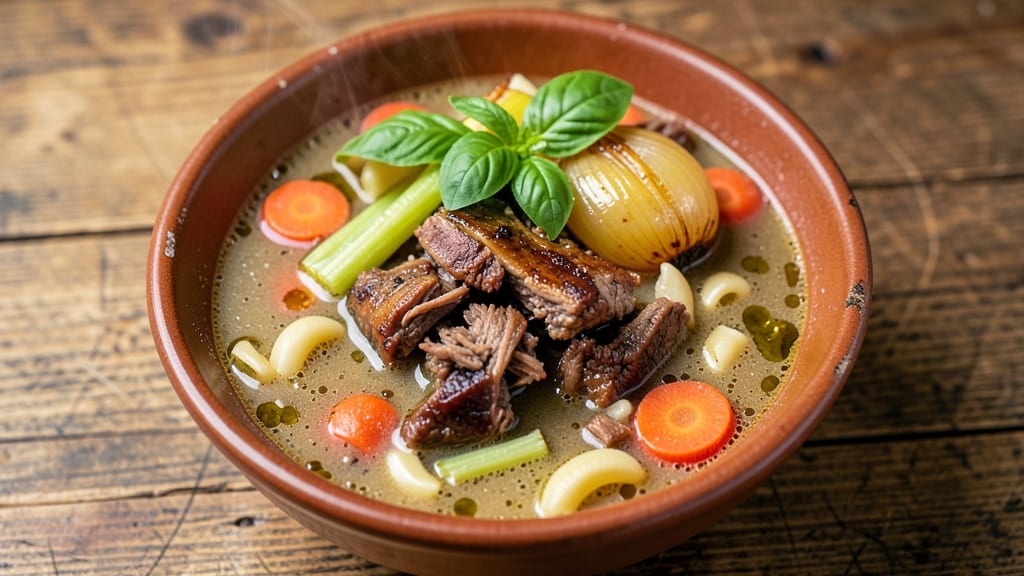 Beef Minestrone Soup Recipe Slow Cooker: Slow-Simmered Heartiness With Crisp Celery Crowns