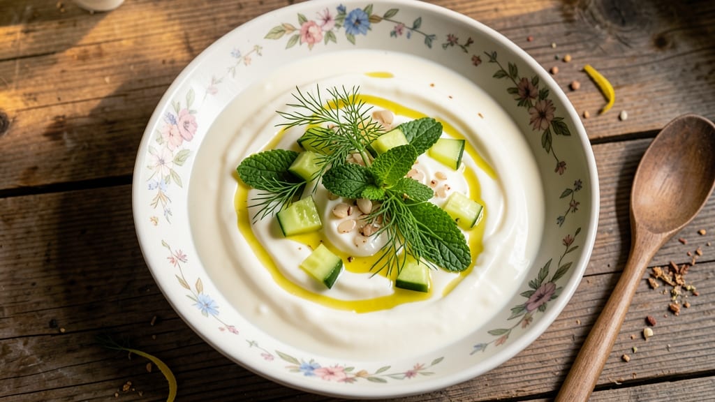 Armenian Yogurt Soup Recipe: Cooling Mint and Garlic Freshness