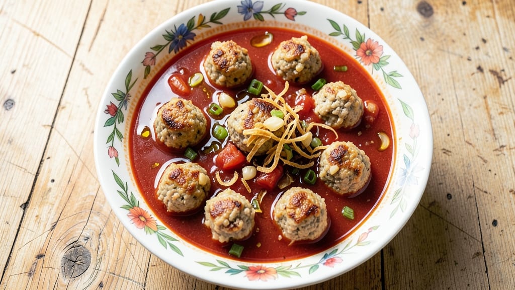 Albondigas Soup Recipe Filipino: Crispy Meatballs in Savory Tomato-Anchovy Broth
