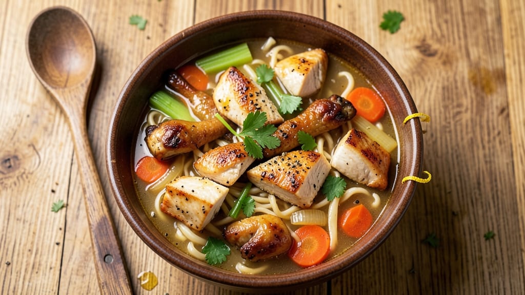 Best Rated Homemade Chicken Noodle Soup Recipe: Grandma-Style Healing in Every Bowl
