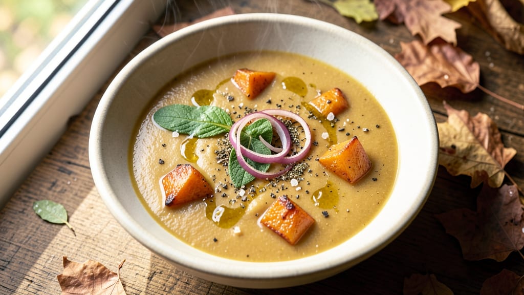 Autumn Harvest Butternut Squash Soup Recipe: Roasted Sweetness Meets Toasted Sage Crunch