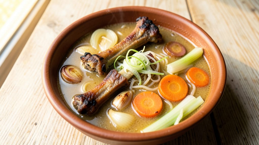 Beef Bone Soup Filipino Recipe: Rich Umami Broth with Silky Egg Drop Swirls