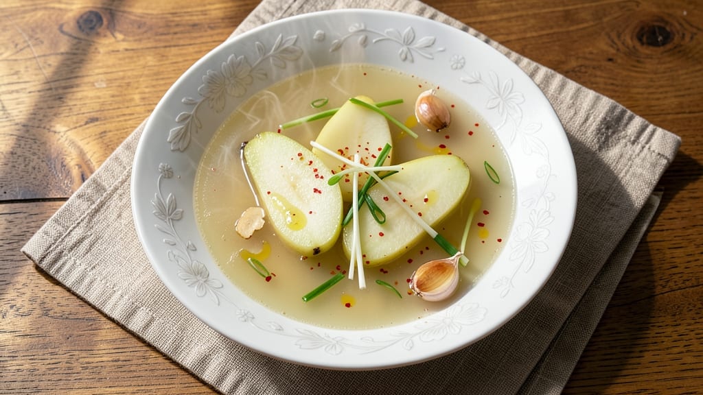 Asian Pear and Ginger Soup Recipe: Silky Sweetness with Spicy Kick