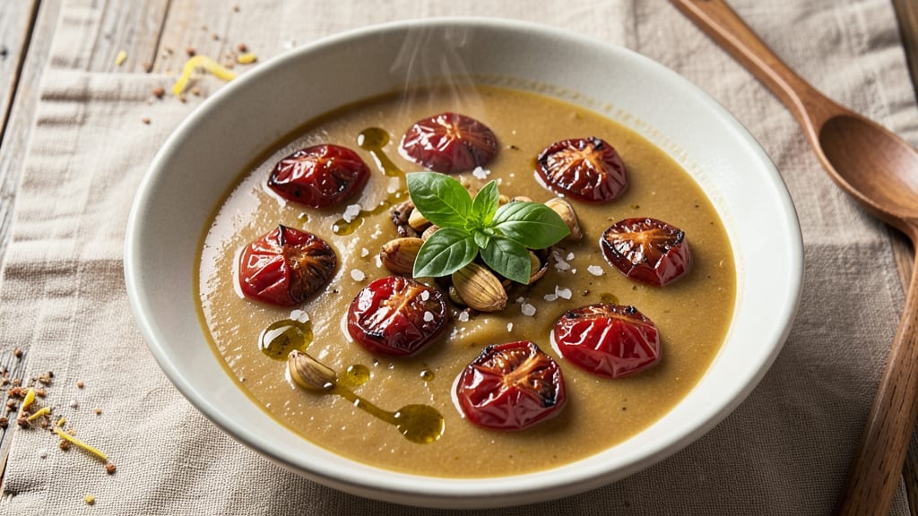 Best Roasted Tomato Soup Recipe Ever: Deep Umami Bomb With Fresh Basil