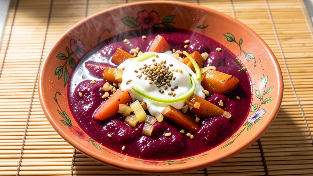 Beetroot Carrot Indian Soup Recipe: Spiced Turmeric Velvety Heat in One Pot