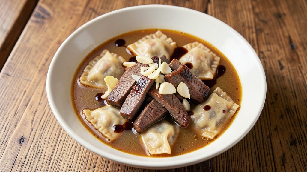 Beef Wonton Soup Recipe Panlasang Pinoy: Crispy Wonton Strips and Savory Beef Broth Harmony