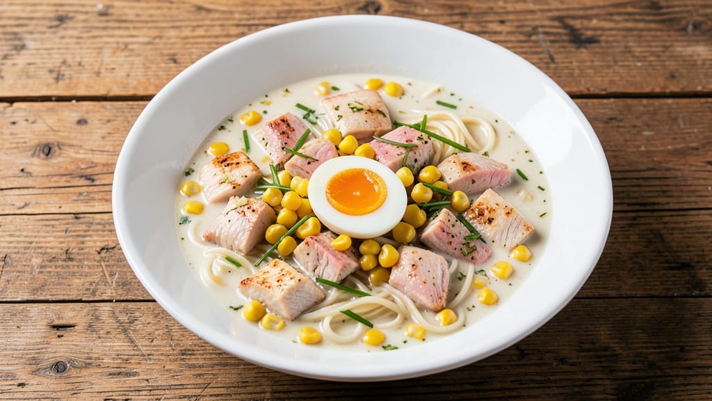 Asian Chicken and Corn Soup Recipe: Fragrant Coconut-Lime Broth With Silky Noodles