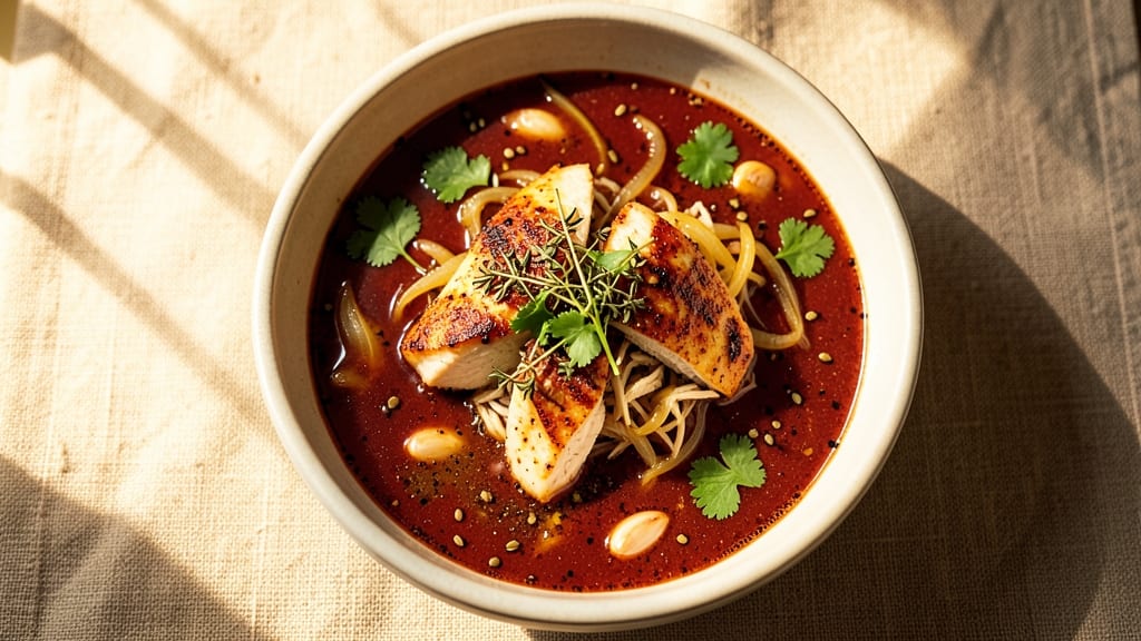 Barefoot Contessa's Mexican Chicken Soup Recipe: Smoky Tomato and Herb Velout With Shredded Chicken
