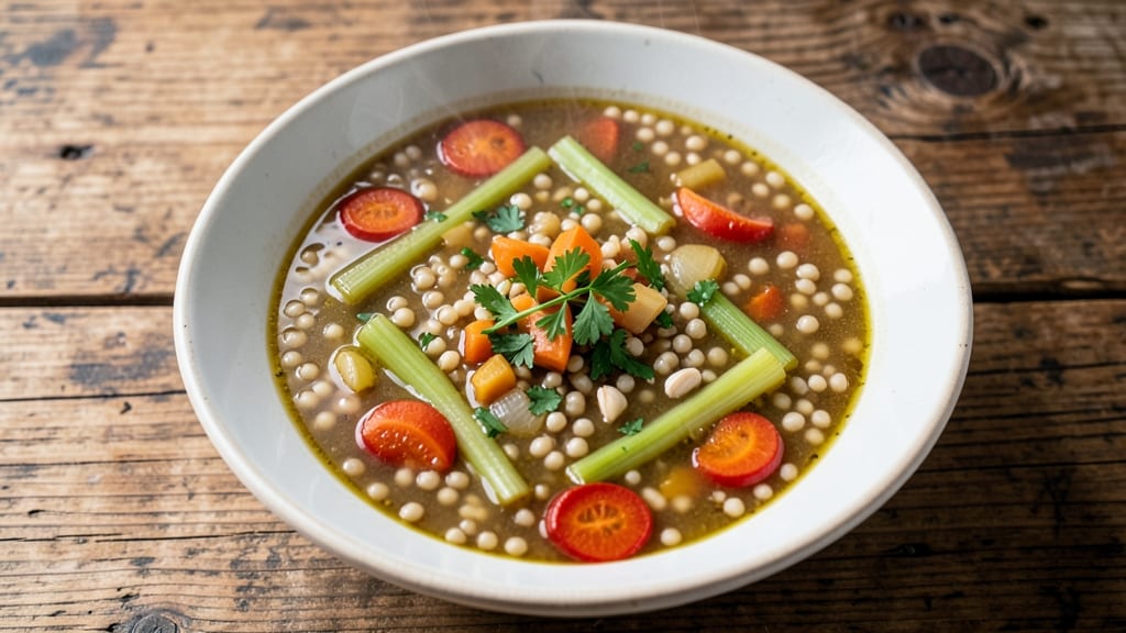 Amy's Vegetable Barley Soup Recipe: Cozy Herb-Infused Warmth in One Pot