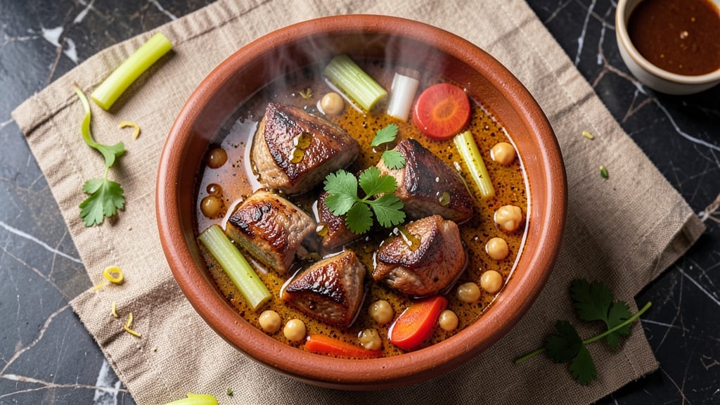 Algerian Chorba Soup Recipe: Harissa-Spiced Lamb and Chickpea Comfort
