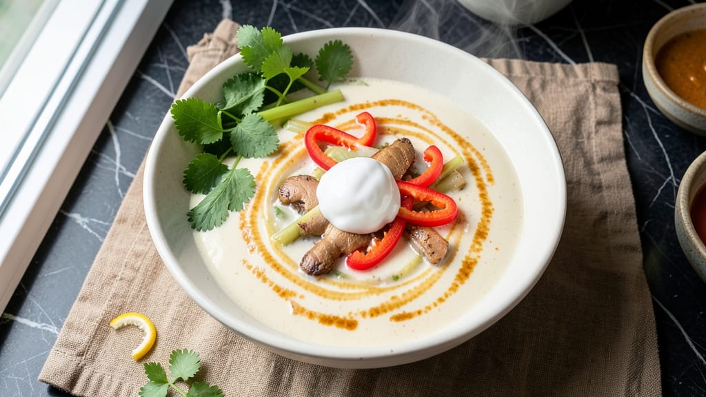 Amy's Thai Coconut Soup Recipe: Creamy Coconut-Kissed Comfort with Fresh Herbs