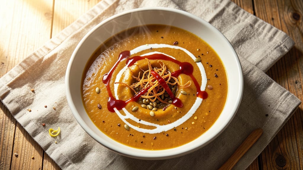 Acorn Squash and Coconut Milk Soup Recipe: Warm Spice and Creamy Velvety Harmony