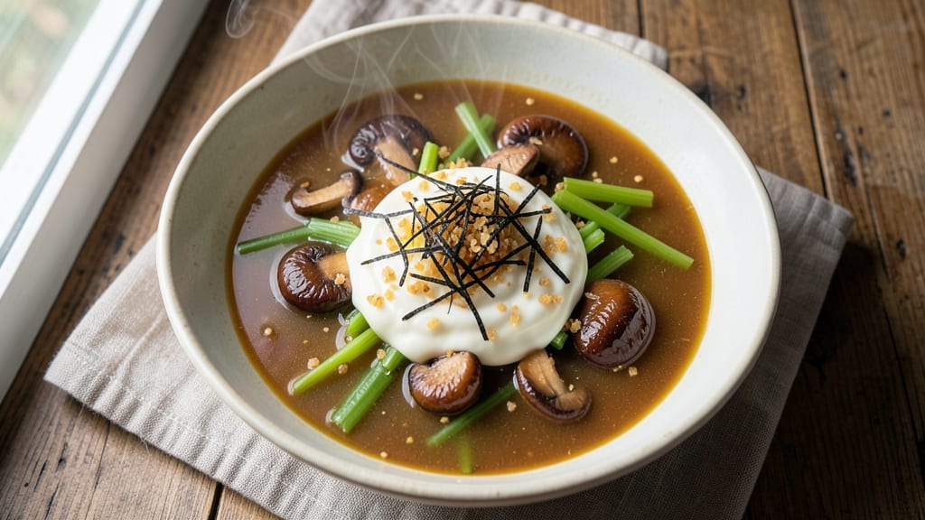 Benihana Copycat Soup Recipe: Crisp Celery Crowns Over Creamy Anchovy Velout