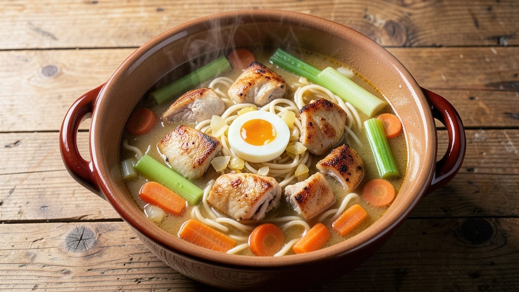 5 Gallon Chicken Noodle Soup Recipe: Slow-Simmered Depth With Egg Drop Ribbons