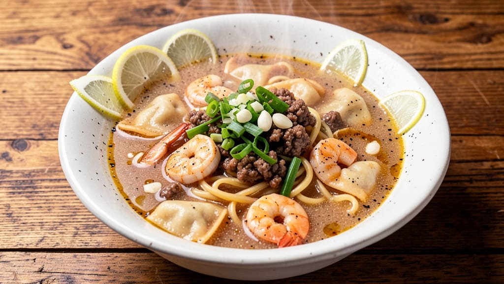 Authentic Wonton Noodle Soup Recipe: Silky Rice Noodles in Fragrant Broth
