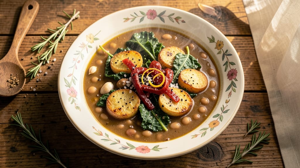 Authentic Portuguese Bean Soup Recipe: Slow-Simmered Smoky Depth With Crispy Chorizo