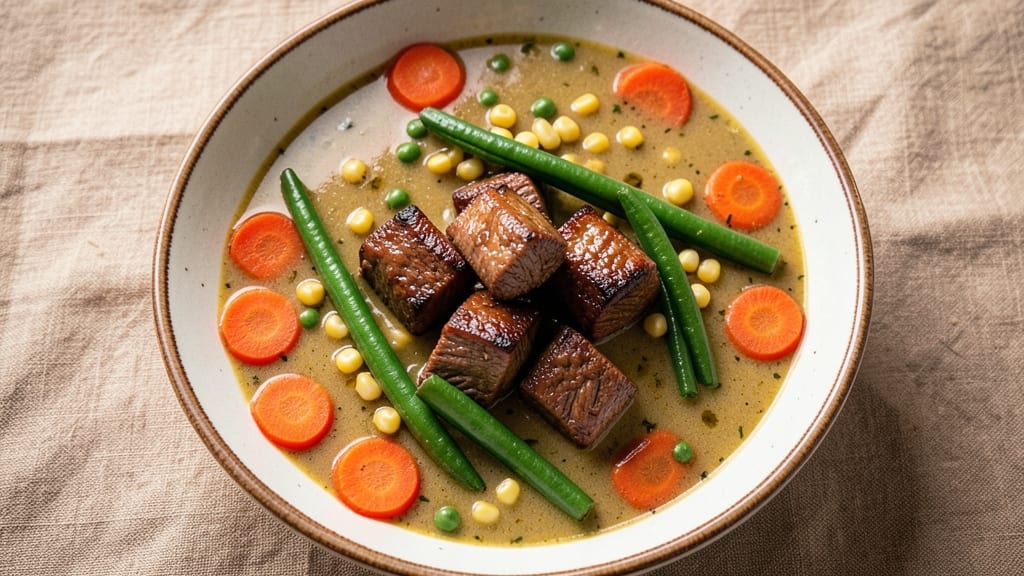 Beef Vegetable Soup Recipe With Frozen Veggies: One-Pot Freezer-Friendly Feast