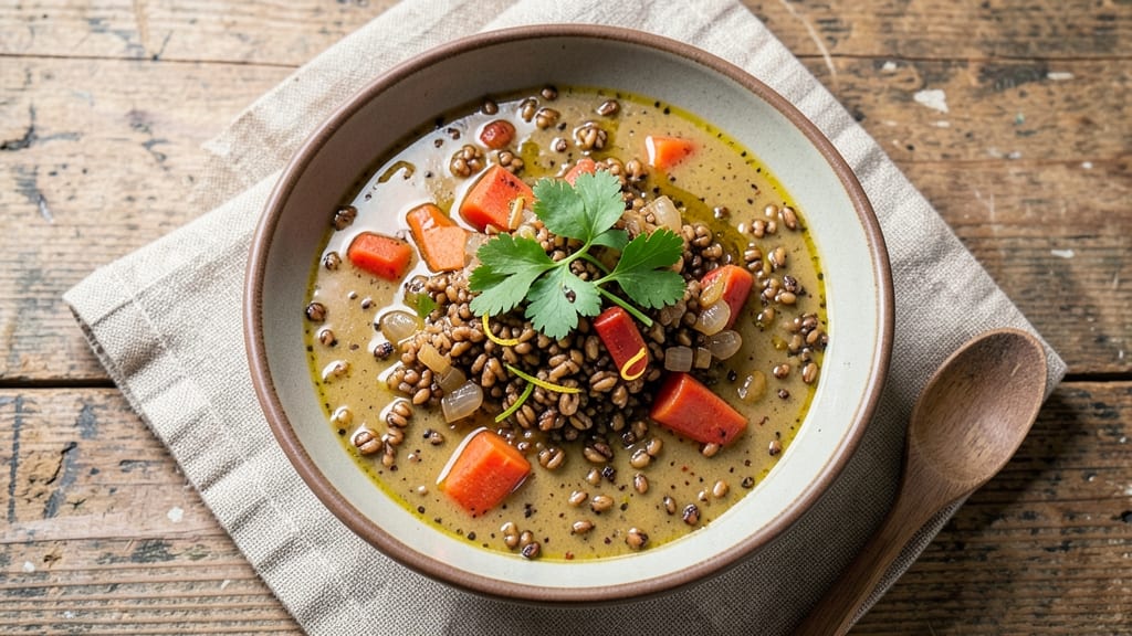 Arabic Freekeh Soup Recipe: Smoky, Nutty Depth With Toasted Grains