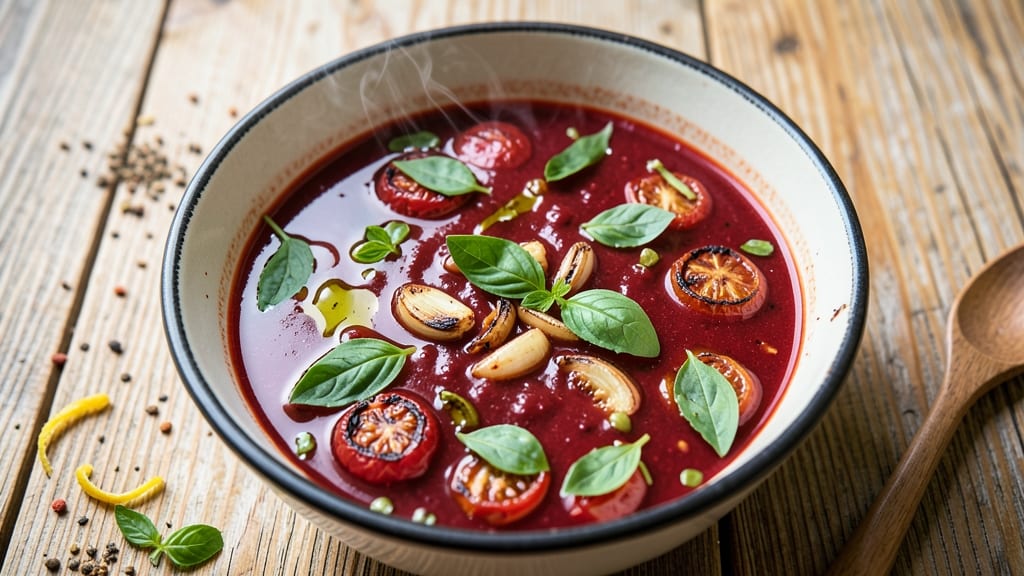 Barefoot Contessa Roasted Tomato Basil Soup Recipe: Smoky Roasted Tomatoes and Fresh Herb Brightness