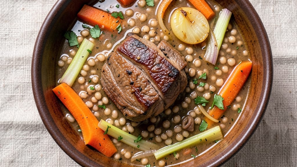 Beef Barley Soup with Stew Meat Recipe: Hearty One-Pot Simmered to Rich Perfection