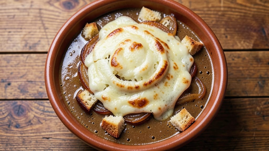 Ale House French Onion Soup Recipe: Toasted Bread Crowns and Caramelized Onion Magic