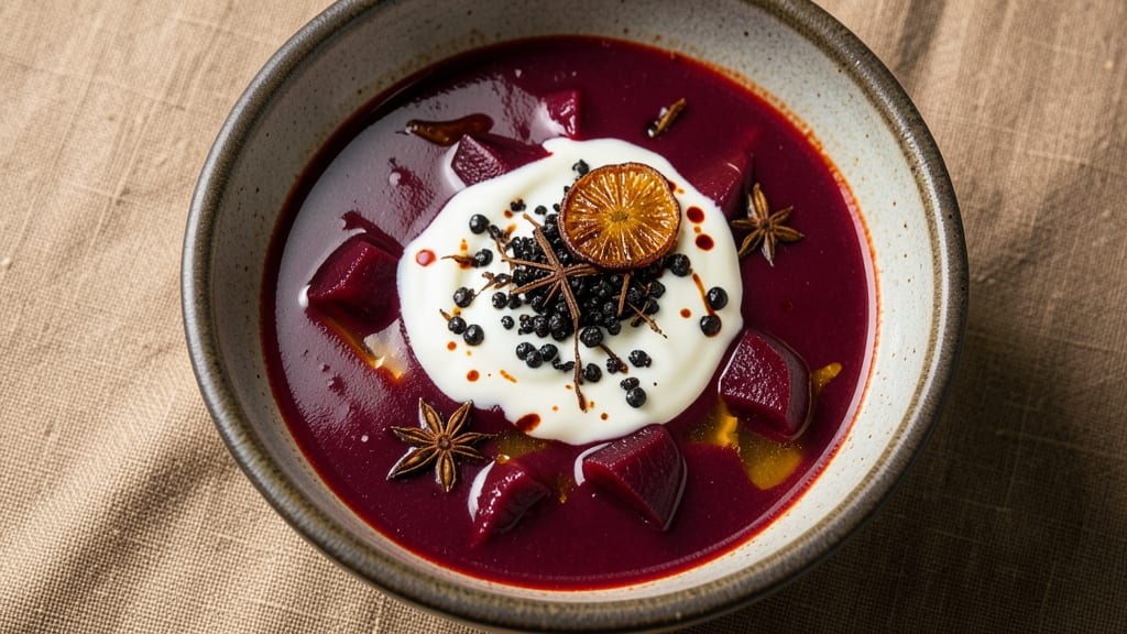 Beetroot Chinese Soup Recipe: Star Anise and Ginger Infusion Magic