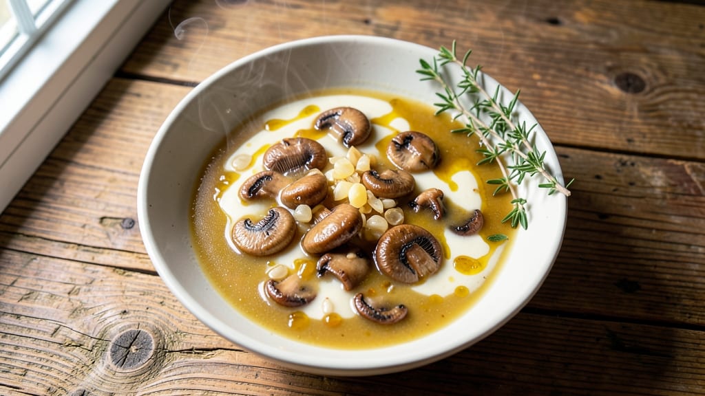 Beech Mushroom Soup Recipe: Earthy Depth and Velvety Smoothness