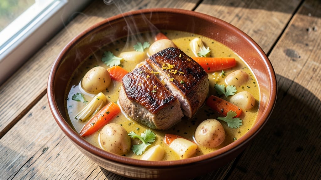 Bergen Soup Recipe: Norwegian Potato and Celery Crown Comfort