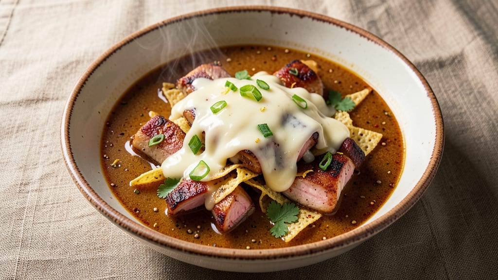 Baja Chicken Enchilada Soup Recipe: Smoky Chipotle and Cilantro Crunch Fusion