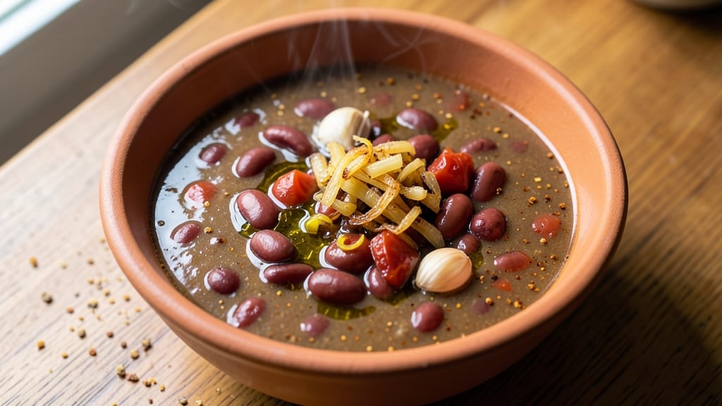 Basque Red Bean Soup Recipe: Smoky Paprika and Garlic-Roasted Depth