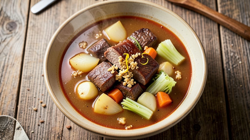 Birmingham-Style Soup Recipe: Smoky Tomato and Celery Crown Crunch
