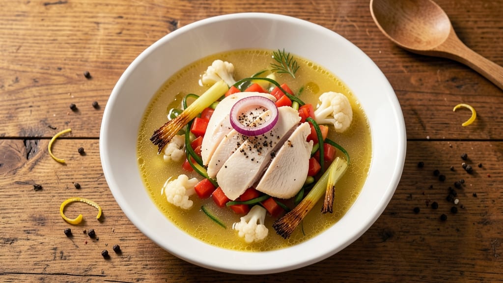 Atkins Chicken Soup Recipe: Low-Carb Comfort With Celery Crown Crunch