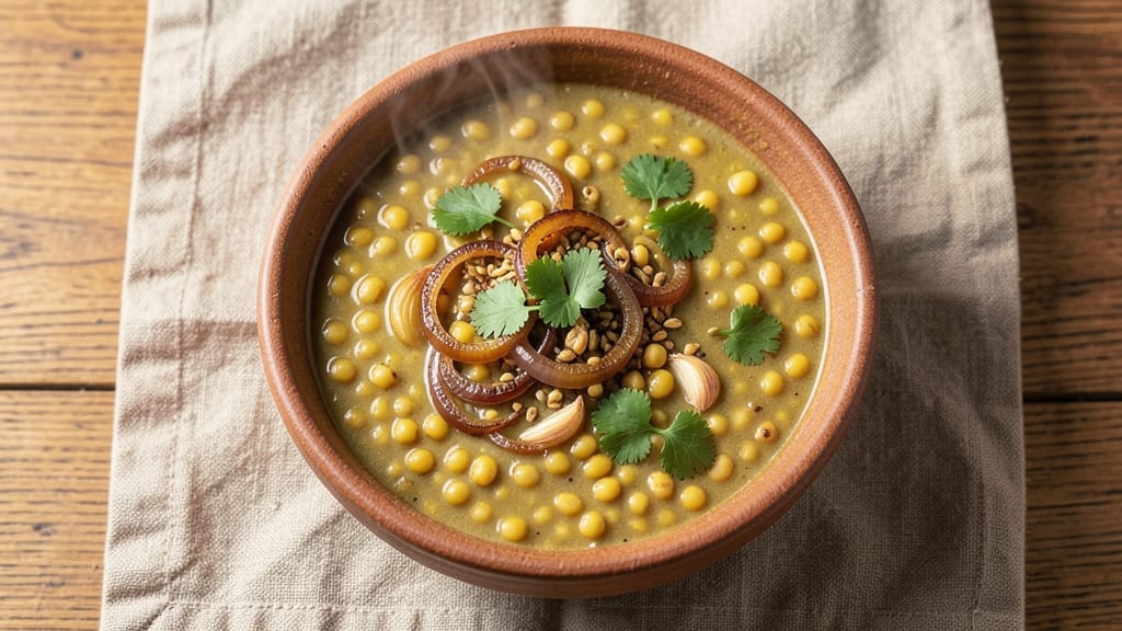 Arabic Yellow Lentil Soup Recipe: Earthy Spice and Lemon Brightness