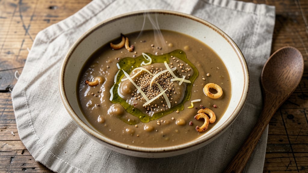 Bissara Soup Recipe: Fava Bean and Garlic Crunch in 20 Minutes