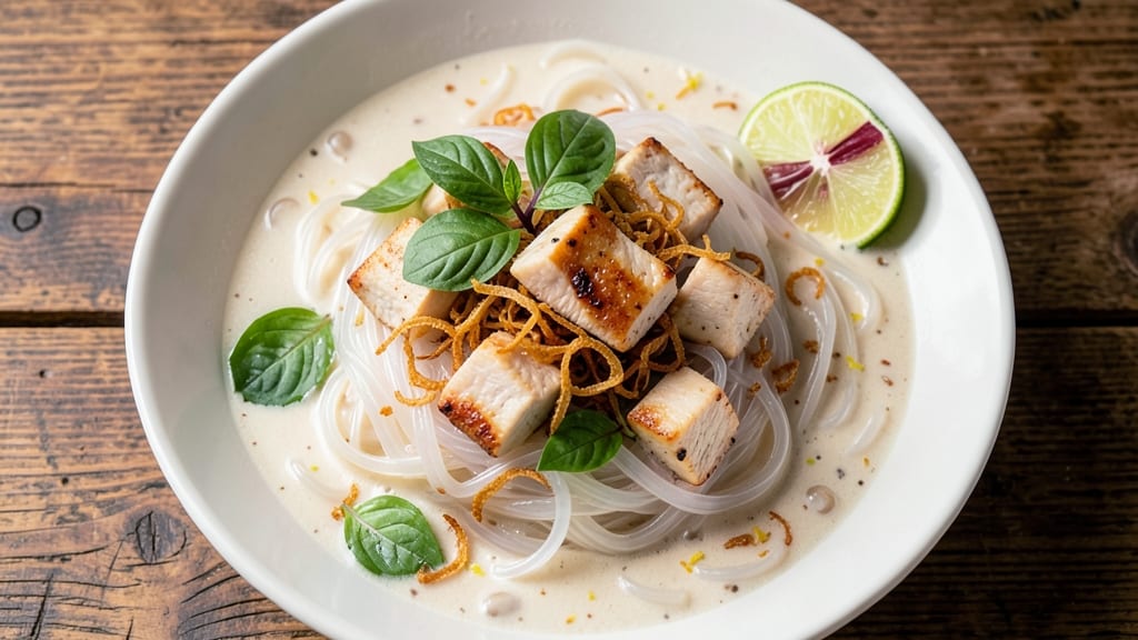 Bihun Soup Recipe: Glass Noodles in Savory Coconut-Lime Broth