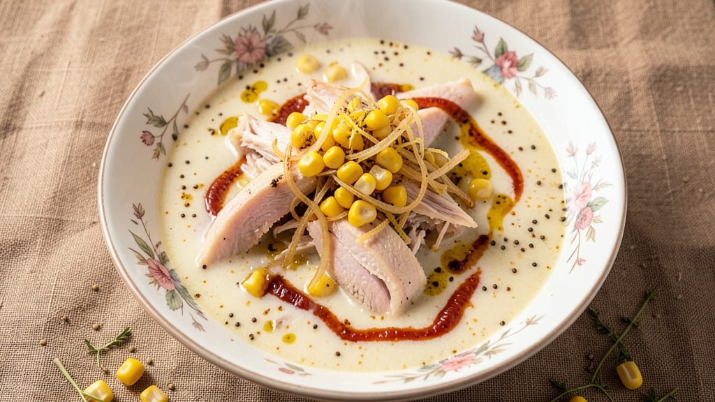 Bangladeshi Chicken Corn Soup Recipe: Fragrant Cumin and Mustard Seed Harmony