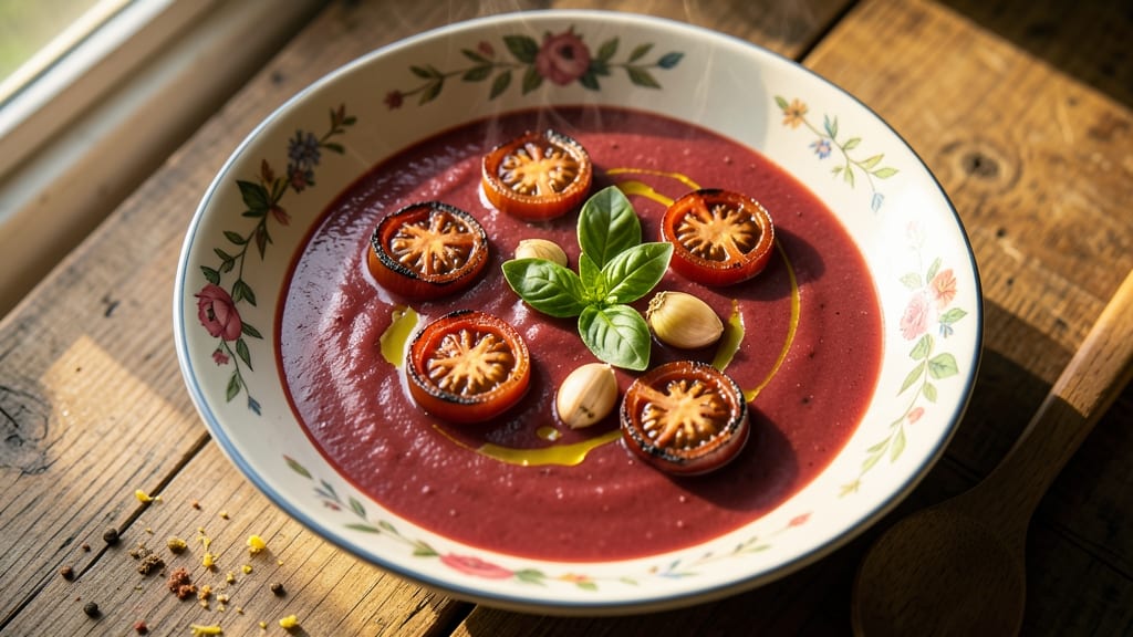 Amy's Tomato Bisque Soup Recipe: Velvety Roasted Tomato Base with Herby Swirl