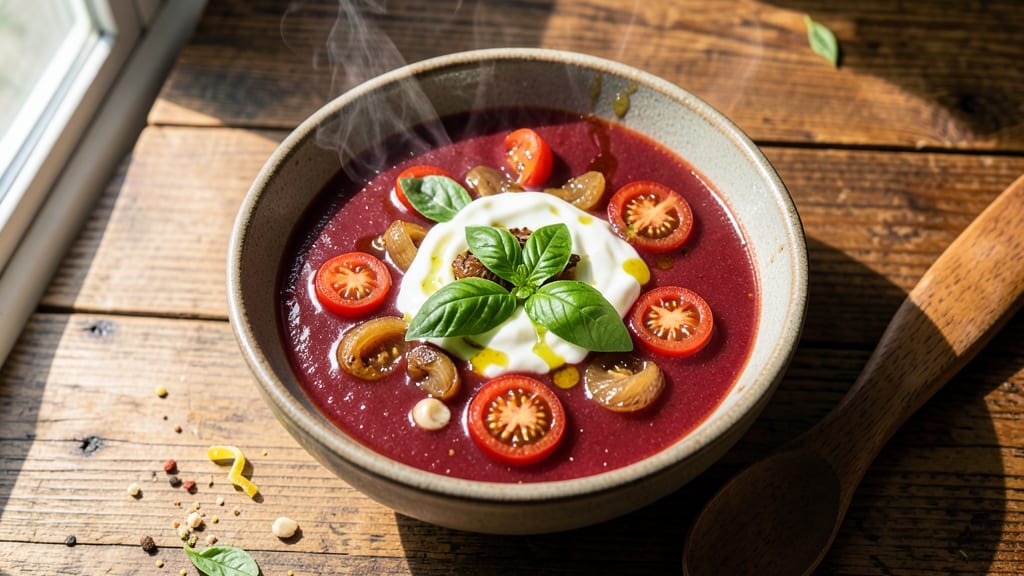 Bella Notte Tomato Basil Soup Recipe: Velvety Garlic-Infused Comfort in 25 Minutes