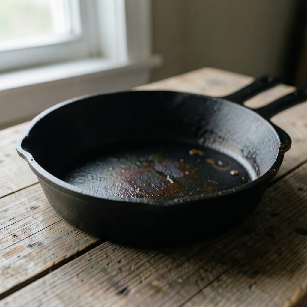 The cast iron skillet