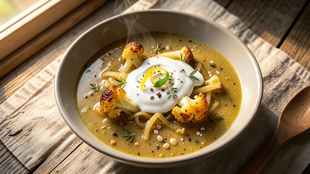 Best Cauliflower Soup Recipe Ever Without Cream: Roasted Depth and Silky Herb Velout
