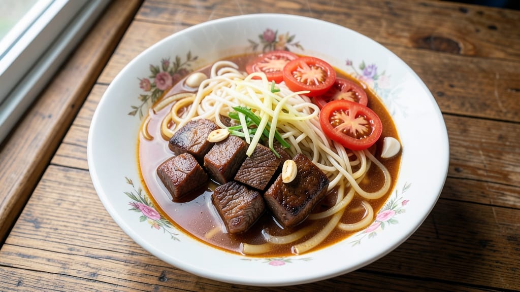 Filipino Beef Noodle Soup Recipe: Savory Broth with Silky Rice Noodles