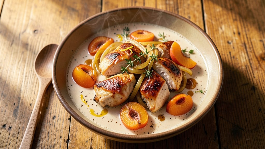 Apricot Onion Soup Chicken Recipe: Sweet-Tart Broth With Caramelized Layers