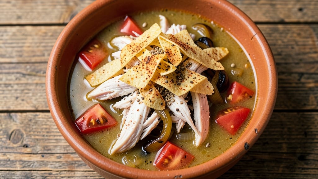 Best Chicken Enchilada Soup Recipe Ever: Smoky Tortilla-Crusted Bites in Creamy Tomato Broth