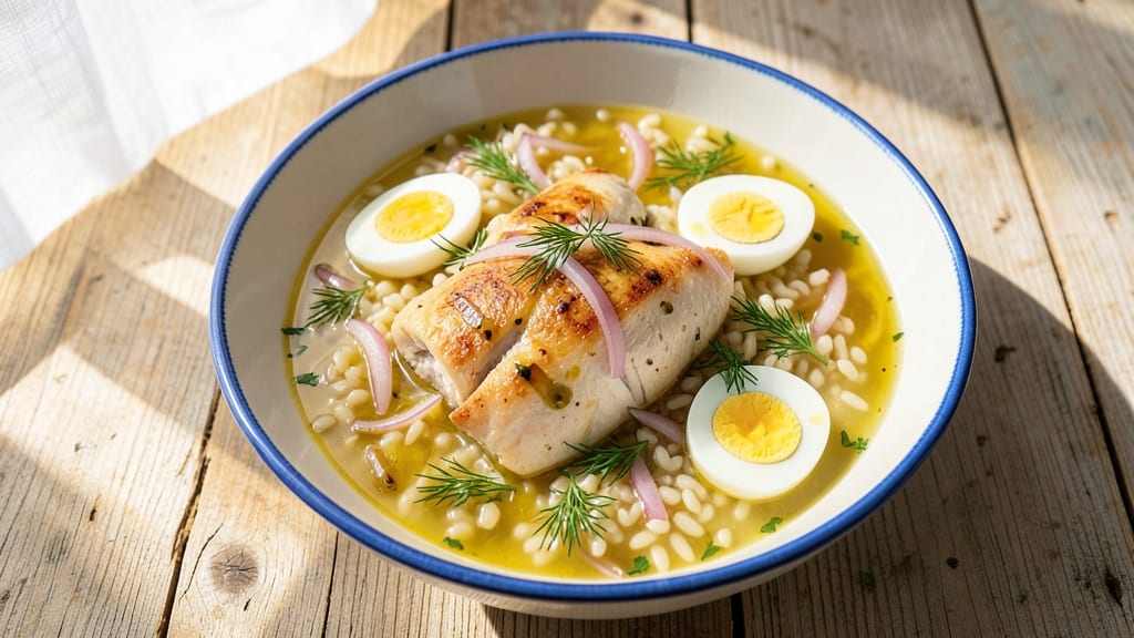 Authentic Greek Lemon Chicken Soup Recipe: Bright Citrus Comfort With Orzo
