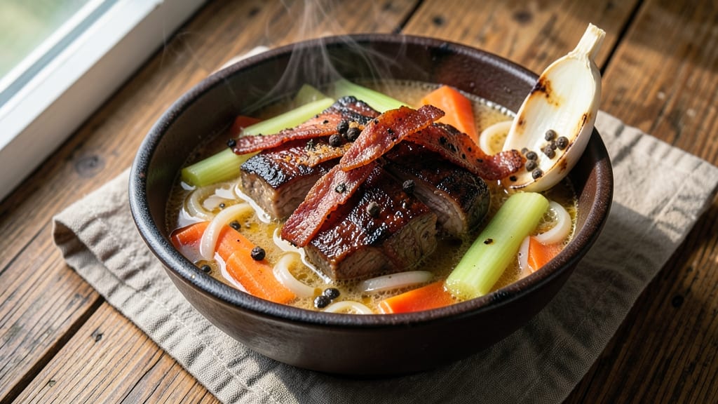 Beef Jerky Soup Recipe: Slow-Simmered Umami Bomb With Crunchy Celery Crowns